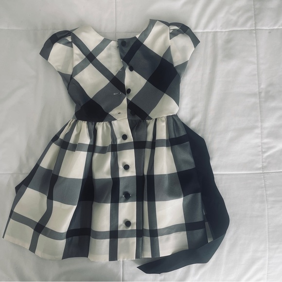 Ralph Lauren Tartan Plaid Black and White Dress - Picture 4 of 5